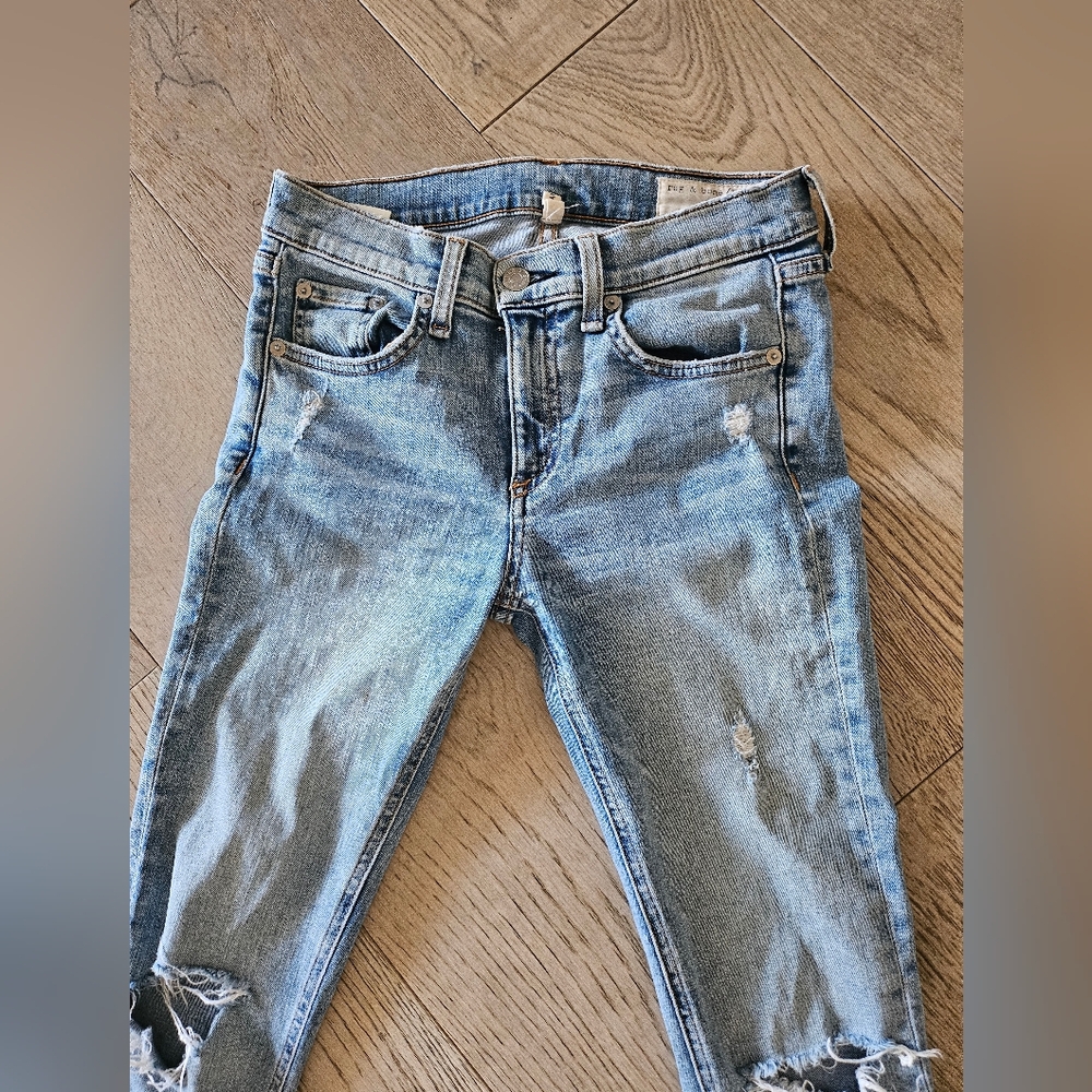 Rag & Bone Ankle Skinny Distressed Jeans Women's 26 - Picture 12 of 12